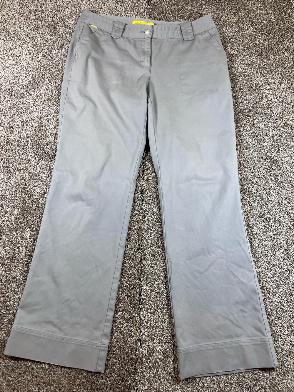 Lole Women’s Gray Pants with Yellow Trim
